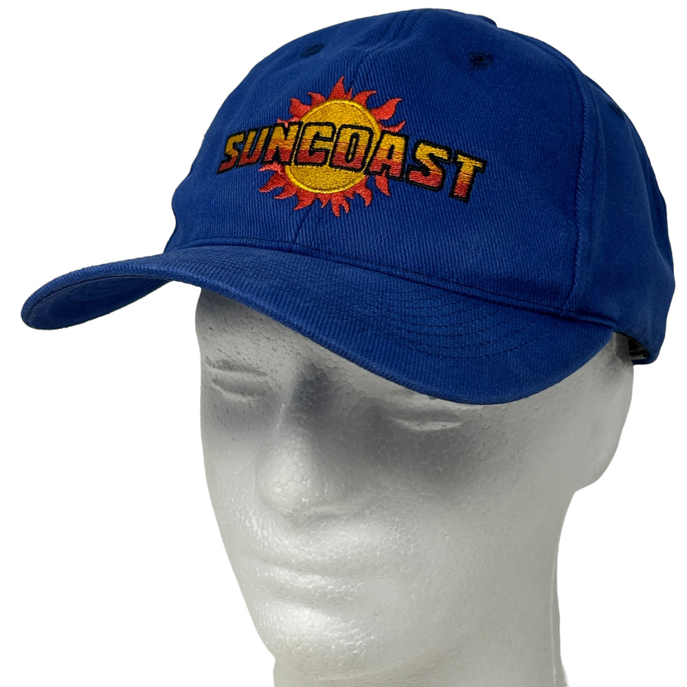 Vintage Suncoast Casino Las Vegas Hat Cap Blue Y2Ks Gambling Gambler Snapback